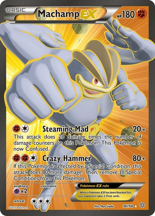 Machamp EX Card Front