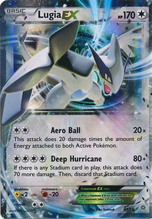 Lugia EX Card Front