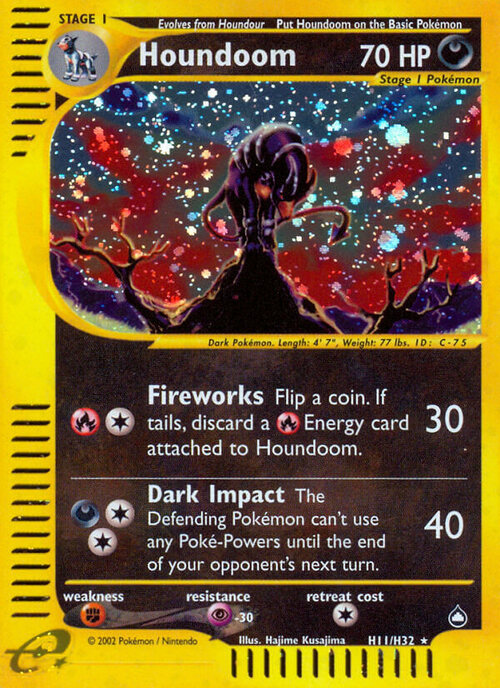 Houndoom Card Front