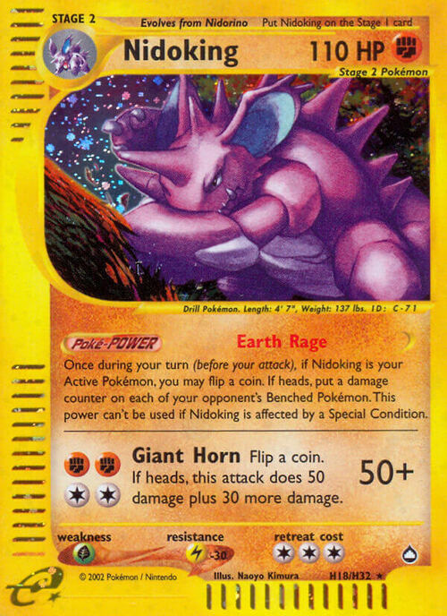 Nidoking Card Front