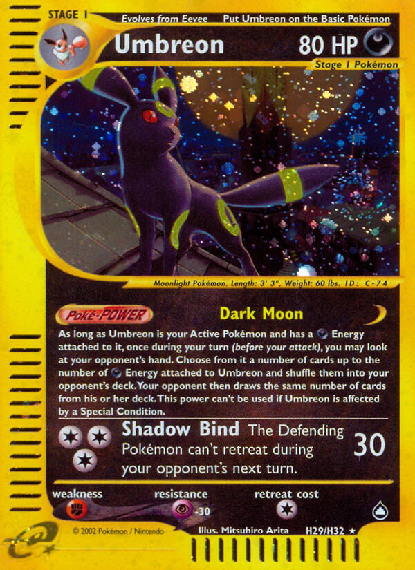 Pokemon Umbreon shops H29 Aquapolis