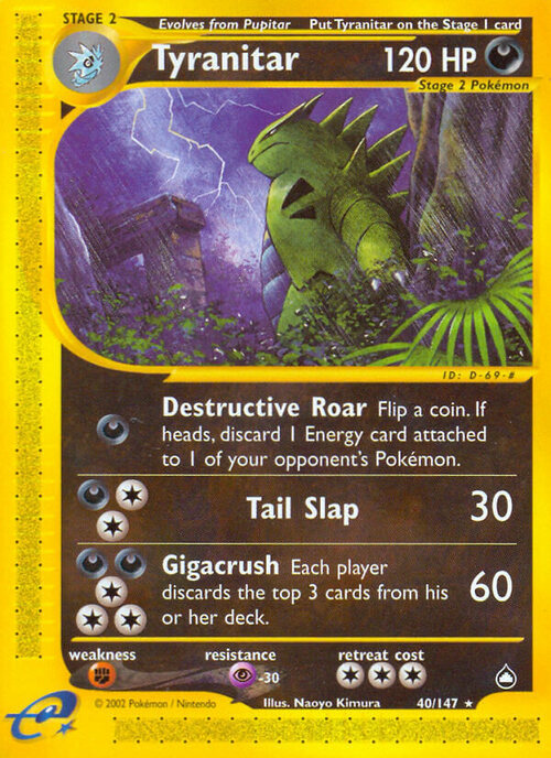 Tyranitar Card Front