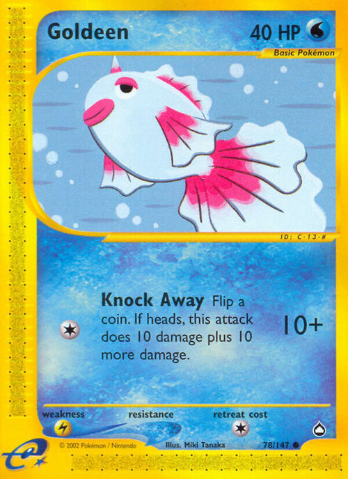 Goldeen Card Front