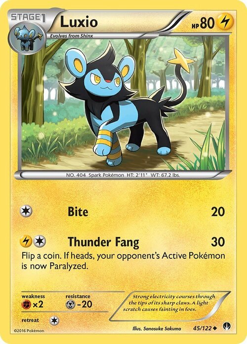 Luxio Card Front