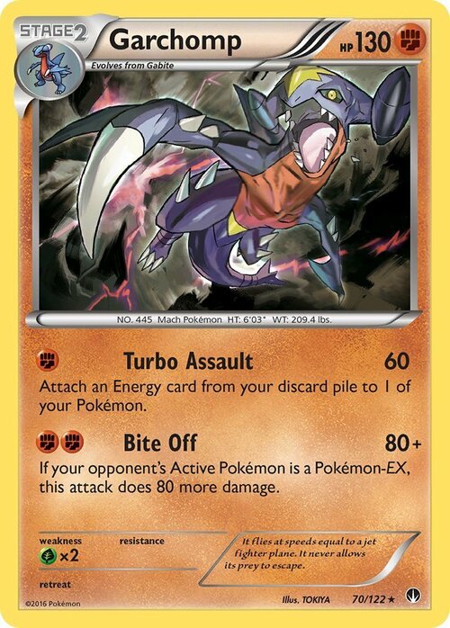 Garchomp Card Front