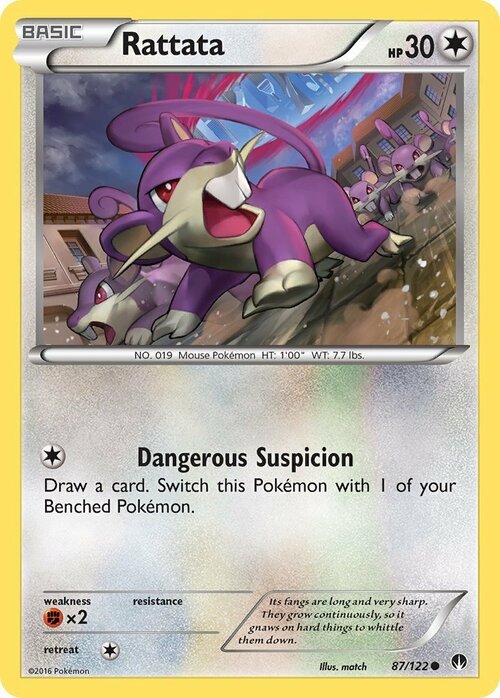 Rattata Card Front