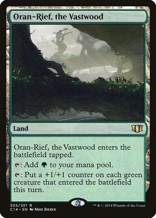 Oran-Rief, the Vastwood Card Front