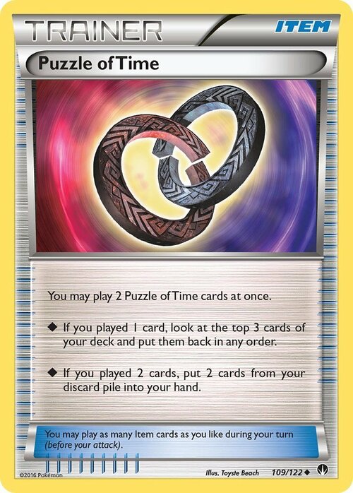 Puzzle of Time Card Front