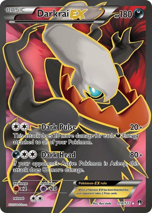 Darkrai EX Card Front