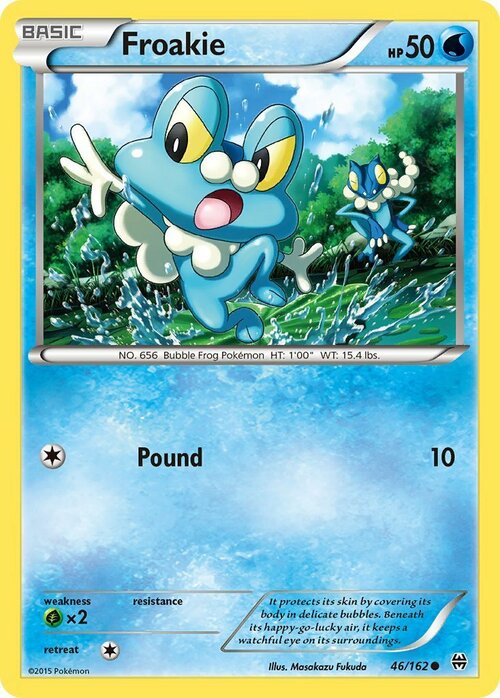 Froakie Card Front