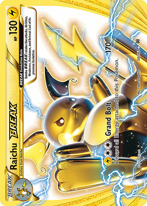 Raichu BREAK Card Front