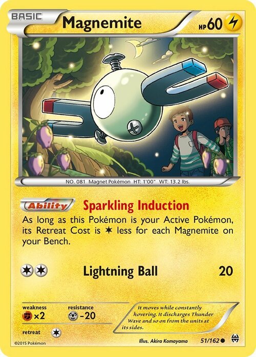 Magnemite Card Front