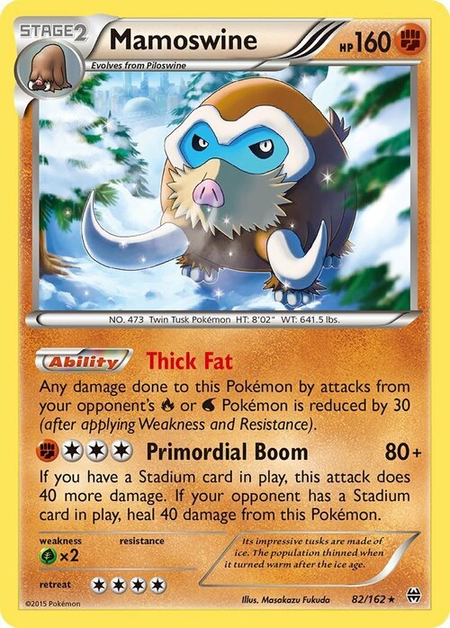 Mamoswine Card Front