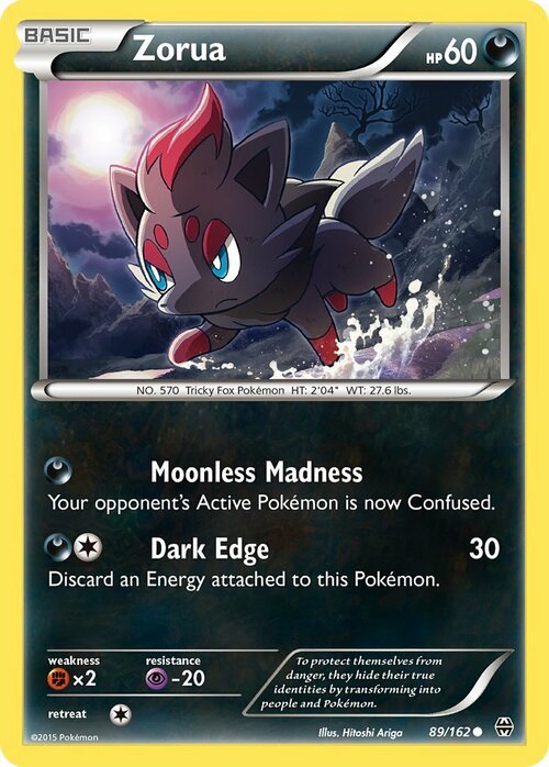 Zorua Card Front