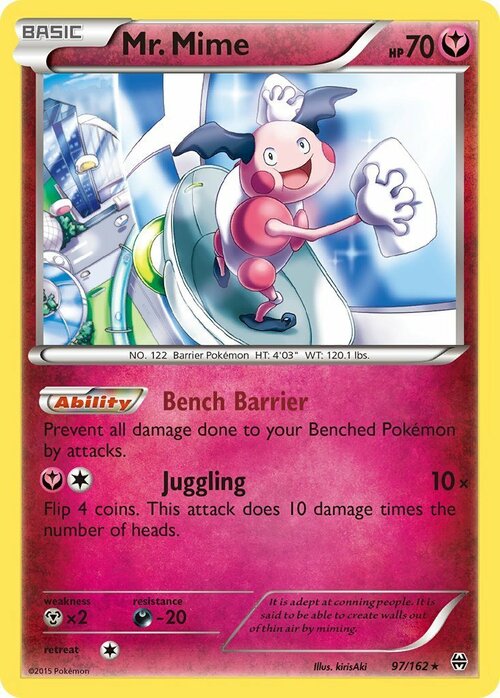 Mr. Mime Card Front