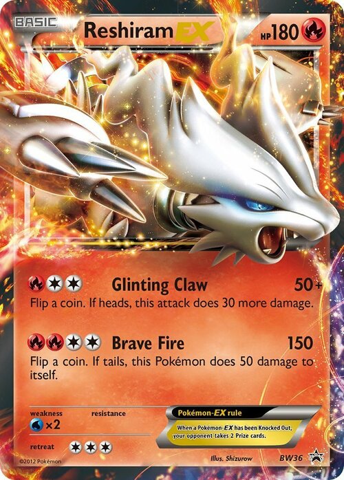 Reshiram-EX Card Front