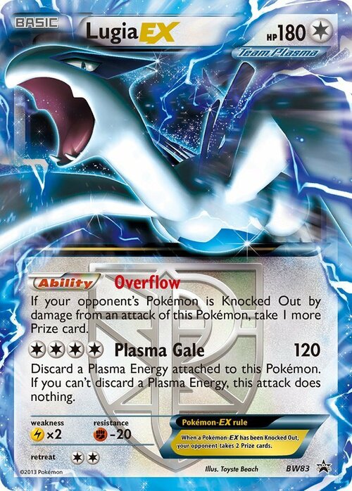 Lugia-EX Card Front