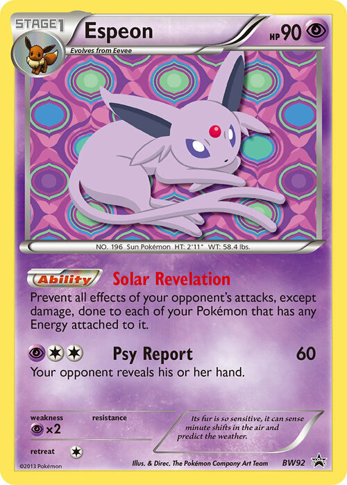 Espeon Card Front