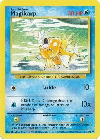 Magikarp Card Front