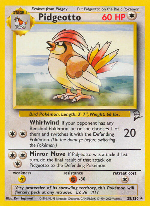 Pidgeotto Card Front