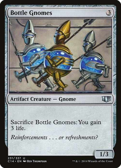 Bottle Gnomes Card Front