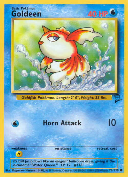 Goldeen Card Front