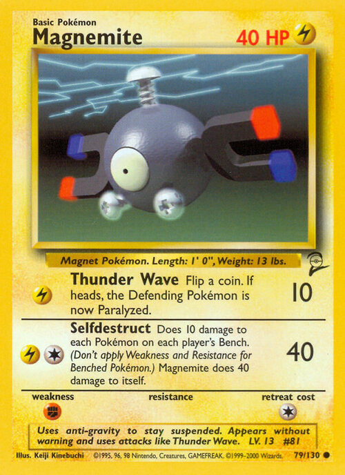 Magnemite Card Front