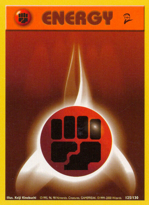 Fighting Energy Card Front