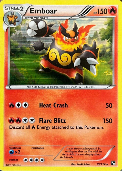 Emboar Card Front