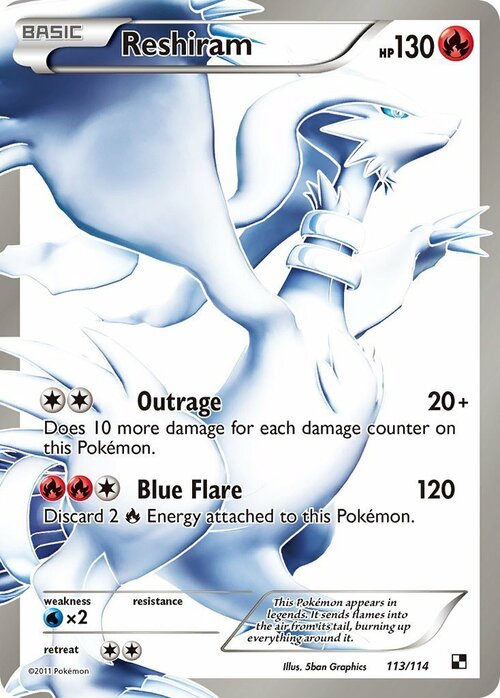 Reshiram Card Front