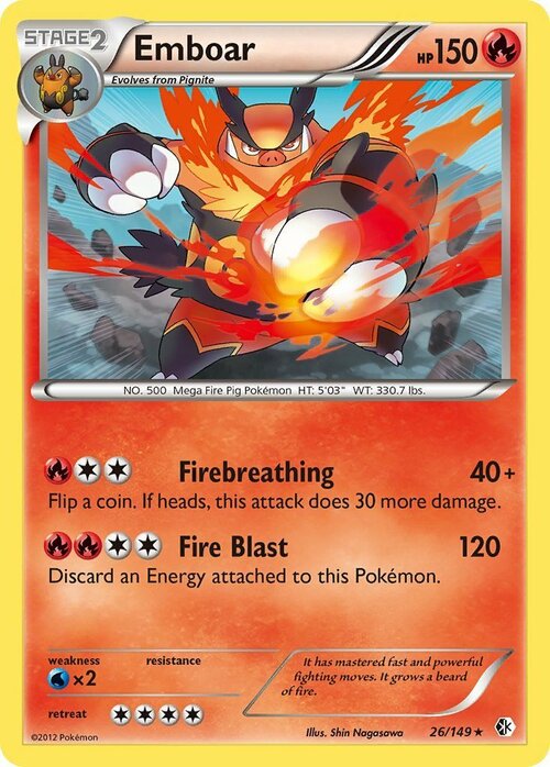 Emboar Card Front