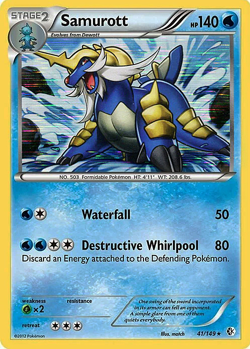 Samurott Card Front