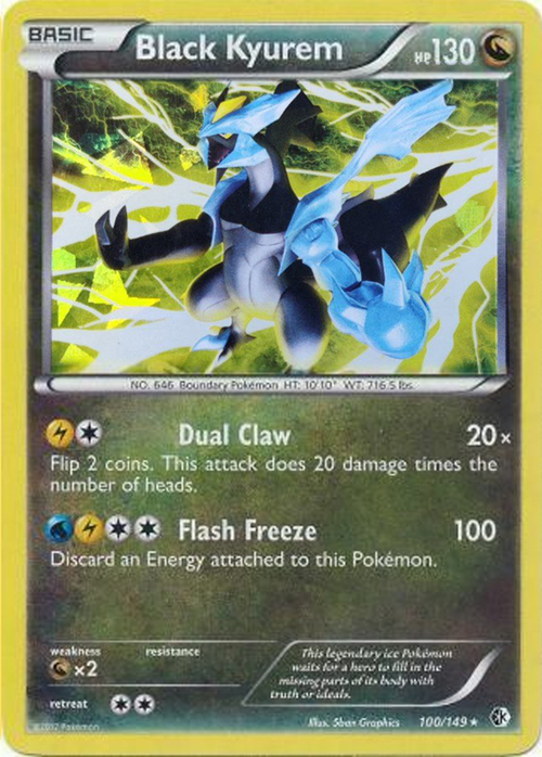 Black Kyurem Card Front