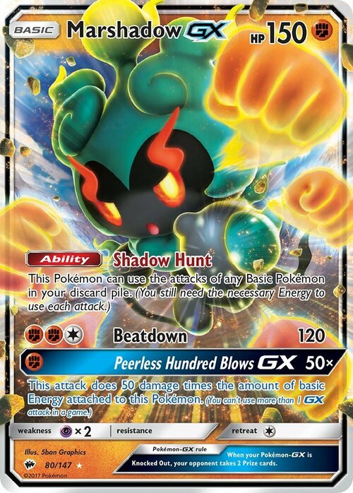 Marshadow GX Card Front