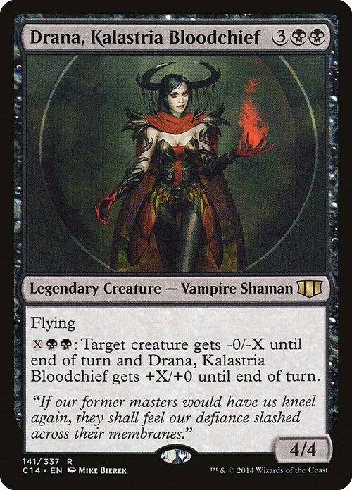 Drana, Kalastria Bloodchief Card Front