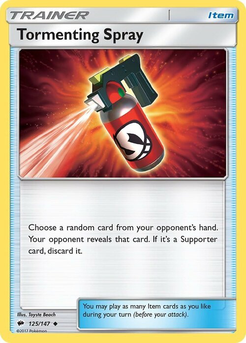 Tormenting Spray Card Front