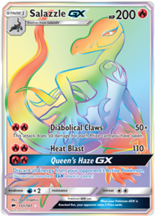 Salazzle GX Card Front