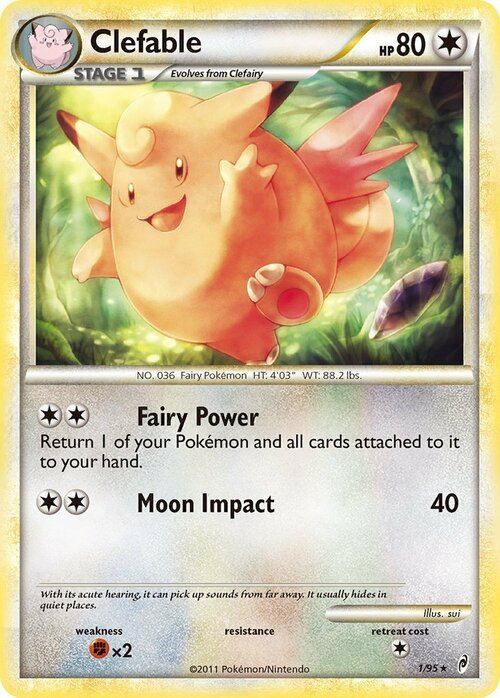 Clefable Card Front