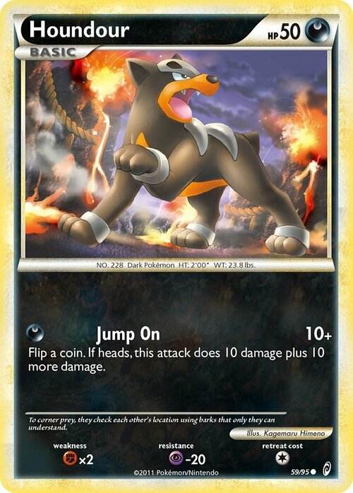 Houndour Card Front