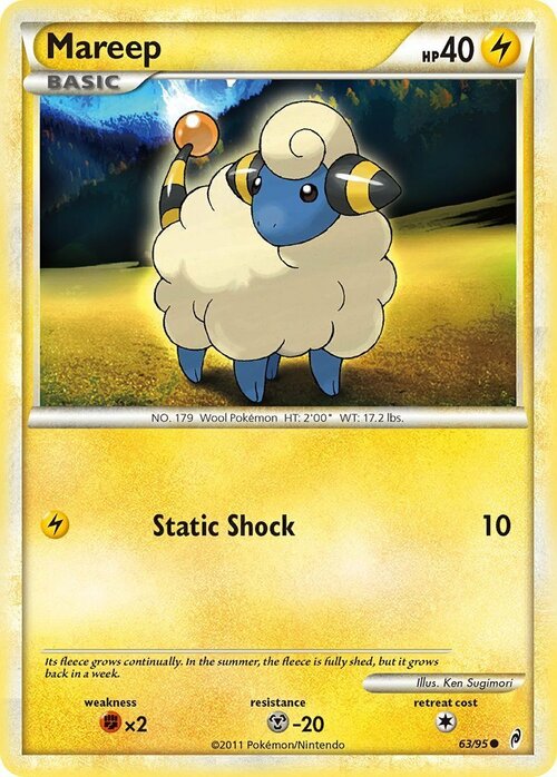 Mareep Card Front