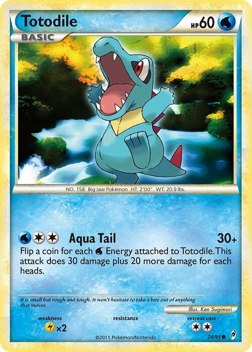 Totodile Card Front