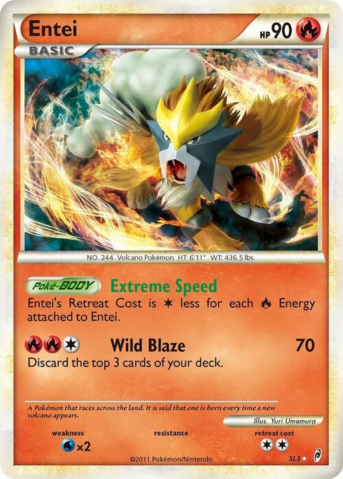 Entei Card Front