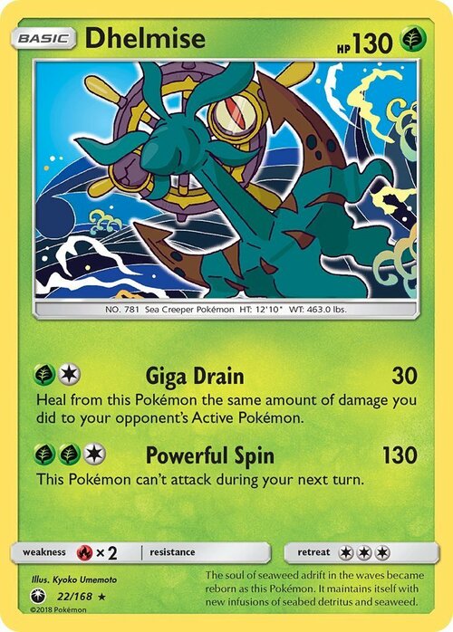 Dhelmise Card Front