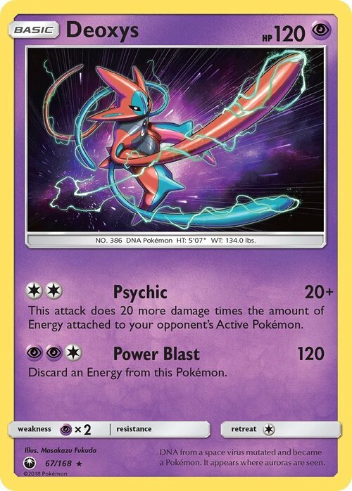 Deoxys Card Front