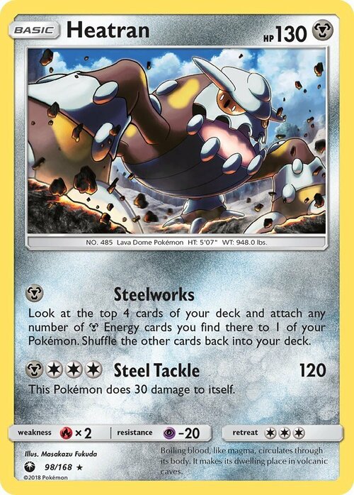 Heatran Card Front