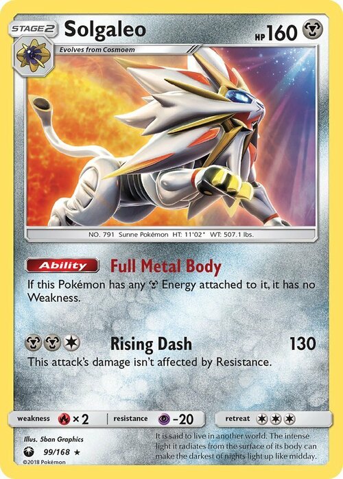 Solgaleo Card Front