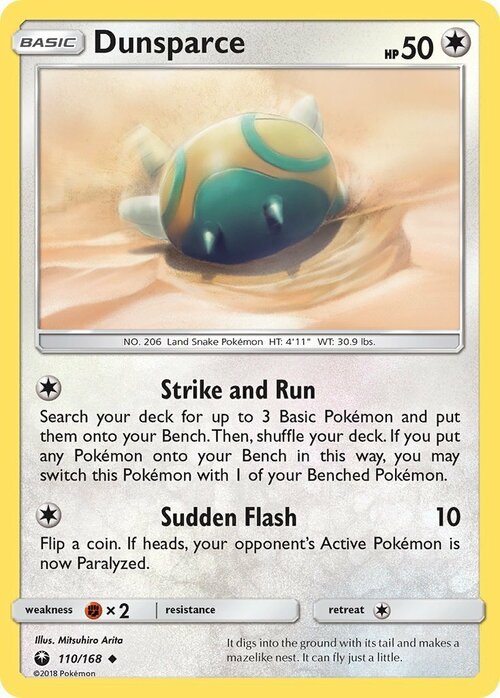 Dunsparce Card Front