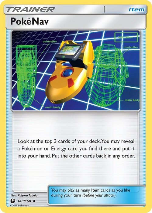 PokéNav Card Front