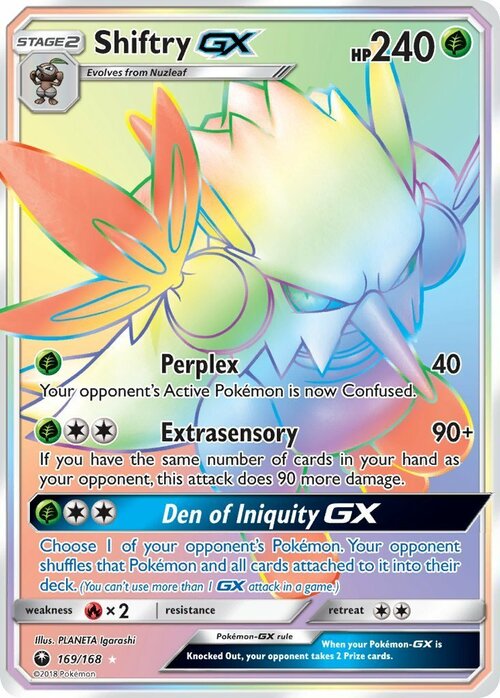 Shiftry GX Card Front