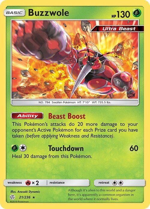 Buzzwole Card Front